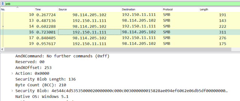 wireshark pcap analysis